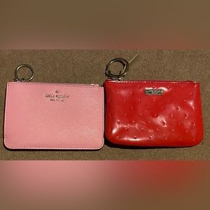 Kate Spade 2x Mini Coin/Card Case Used